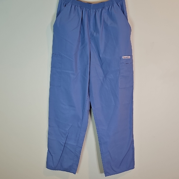 Scrub Star Medium Men's Scrub Pants in Light Blue - Picture 1 of 11